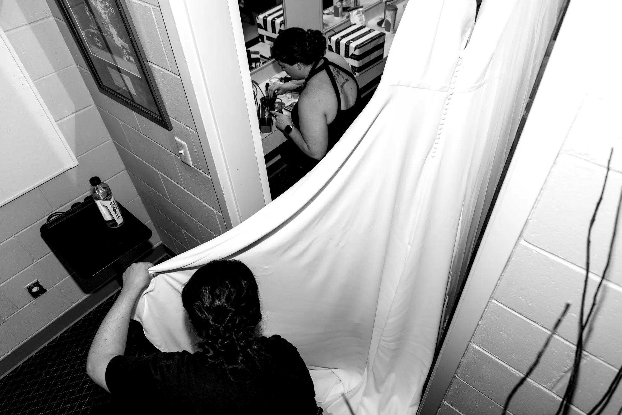 Wedding getting ready documentary photography