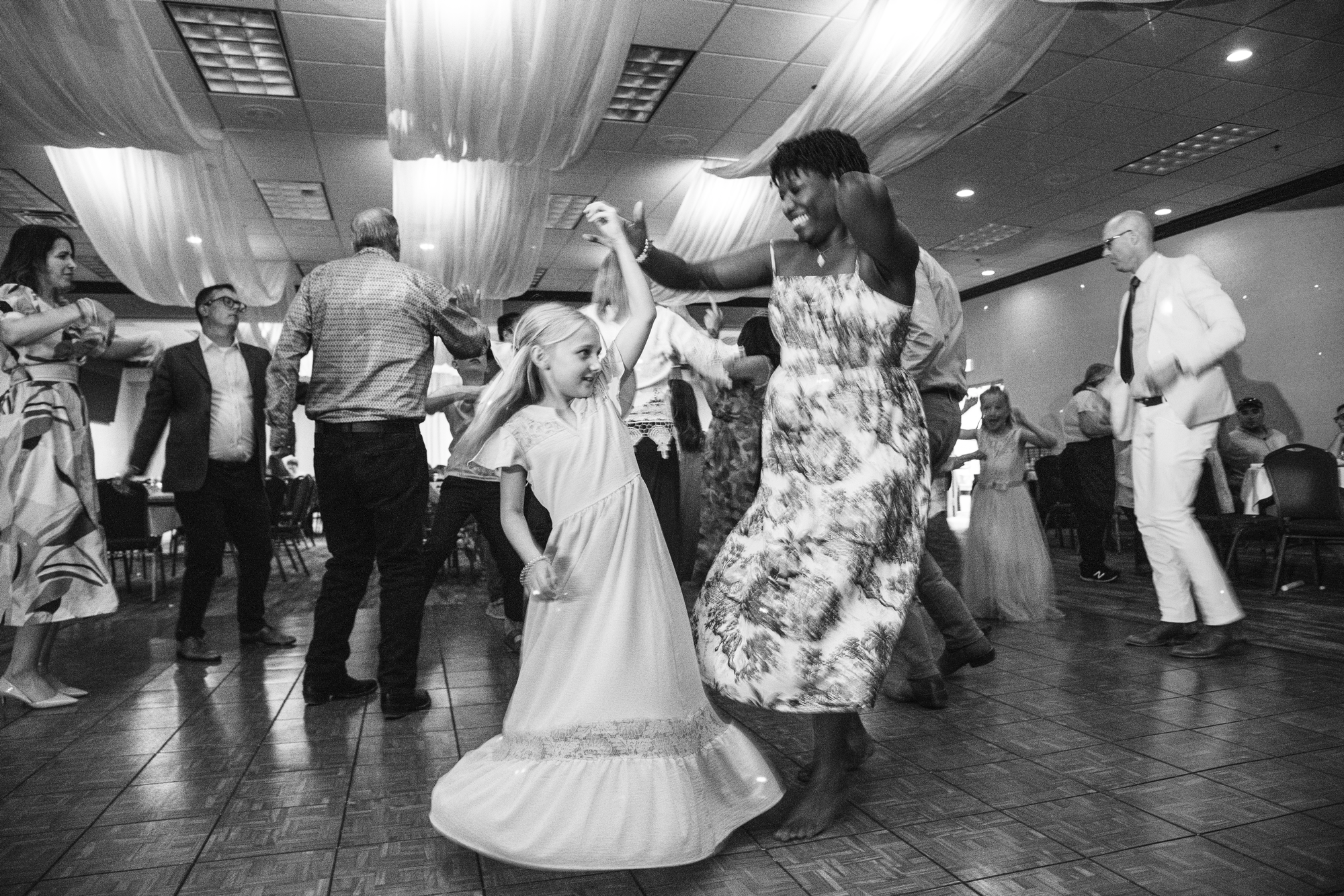 Wedding reception documentary photography